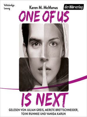 cover image of One of Us Is Next